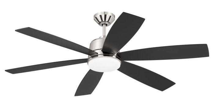 ##Antique Hardware## 54" Hogan Fan in Polished Nickel Finish, Blades Included