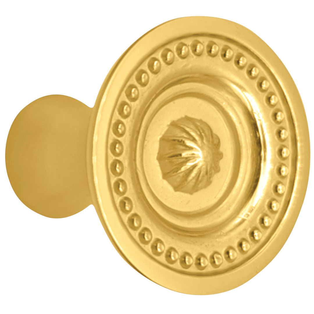 1 1/2 inch Beaded Imperial Cabinet Knob (Several Finishes Available)
