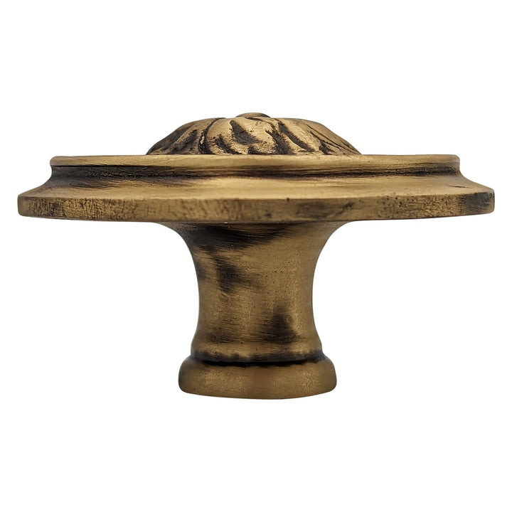 2 Inch Solid Brass Beaded Victorian Cabinet & Furniture Knob COPPER MOUNTAIN HARDWARE
