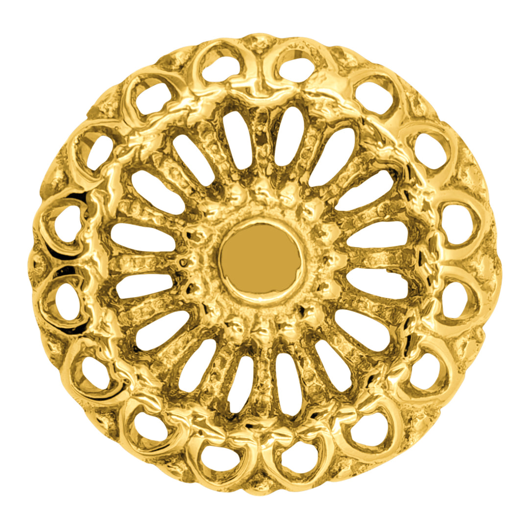 1 1/2 Inch Reticulated Cabinet Knob (Several Finishes Available)