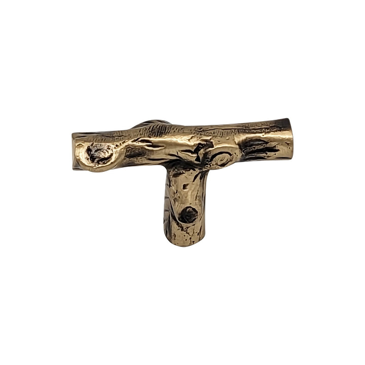 COPPER MOUNTAIN HARDWARE T Shape Tree Branch Cabinet and Furniture Knob