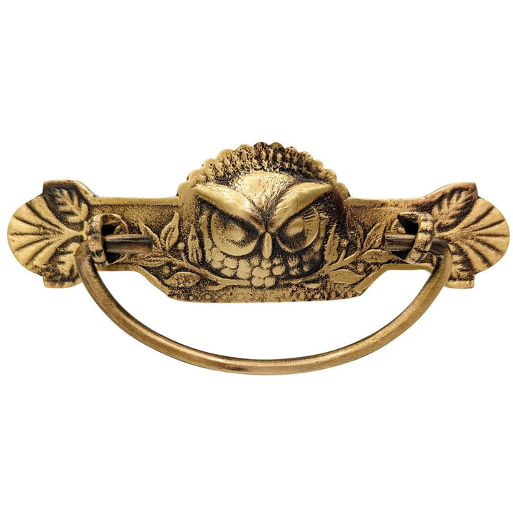 5 Inch (3 Inch c-c) Eastlake Owl Bail Pull COPPER MOUNTAIN HARDWARE