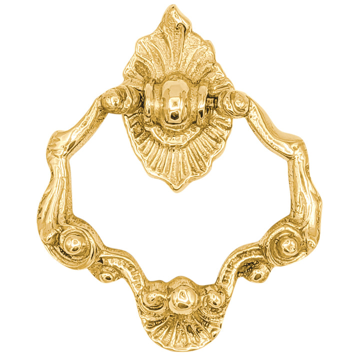 4 Inch Ornate Shell Pattern Ring Pull