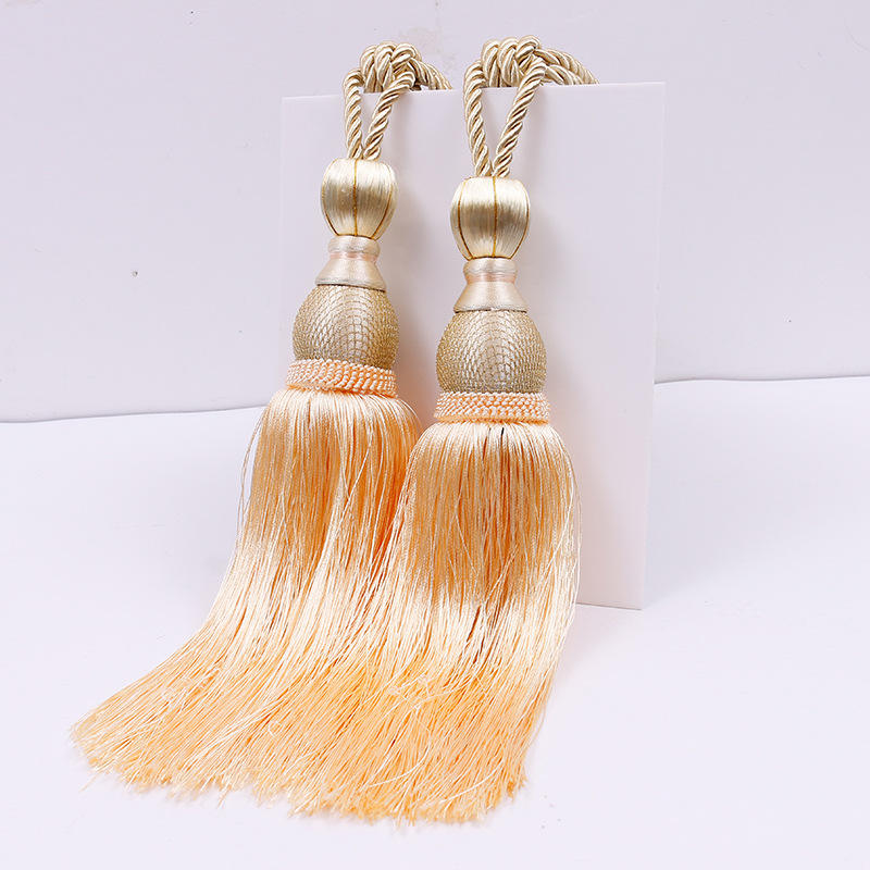 Luxury Multicolor Decorative Curtain Tiebacks (Several Colors Available) COPPER MOUNTAIN HARDWARE