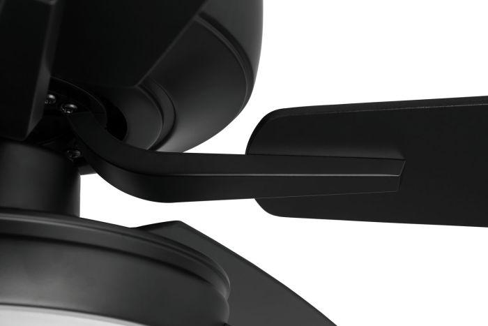 ##Antique Hardware## 52" Pro Plus 119 in Flat Black w/ Flat Black/Greywood Blades