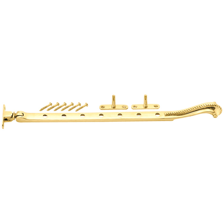 12 Inch Georgian Rope Casement Window Stay (Several Finishes Available)