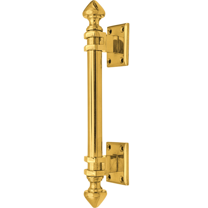 8 Inch Solid Brass Colonial Style Pull