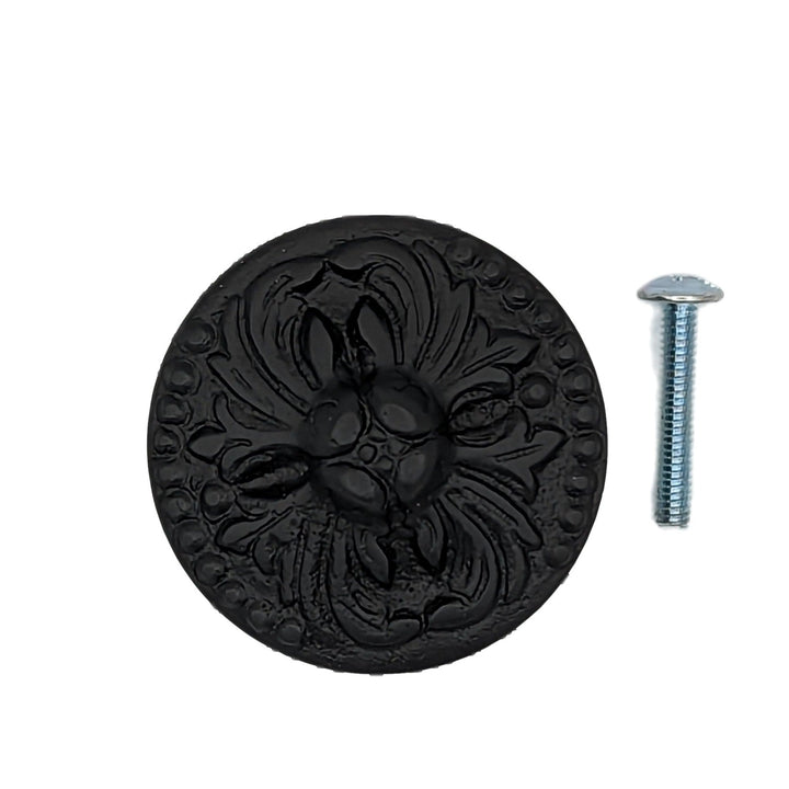 COPPER MOUNTAIN HARDWARE Unlacquered Brass Rococo Victorian Cabinet & Furniture Knob