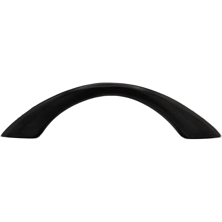 COPPER MOUNTAIN HARDWARE Brass Curved Traditional Cabinet & Furniture Pull