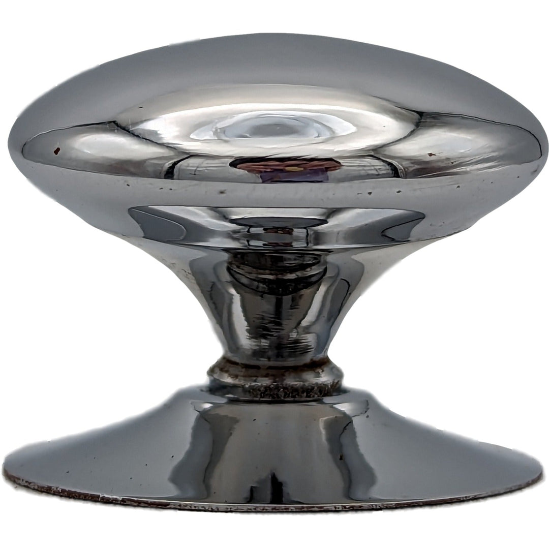1 1/3 Inch Round Cabinet Knob with Backplate (Several Finishes Available) COPPER MOUNTAIN HARDWARE