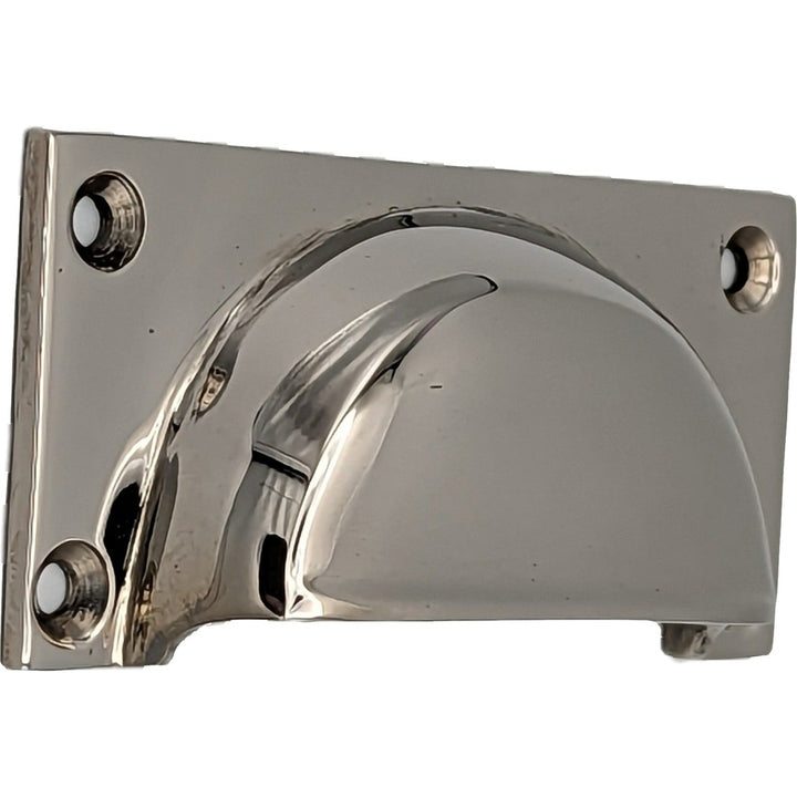 3 1/2 Inch Overall (3 Inch c-c) Traditional Square Cup Pull COPPER MOUNTAIN HARDWARE