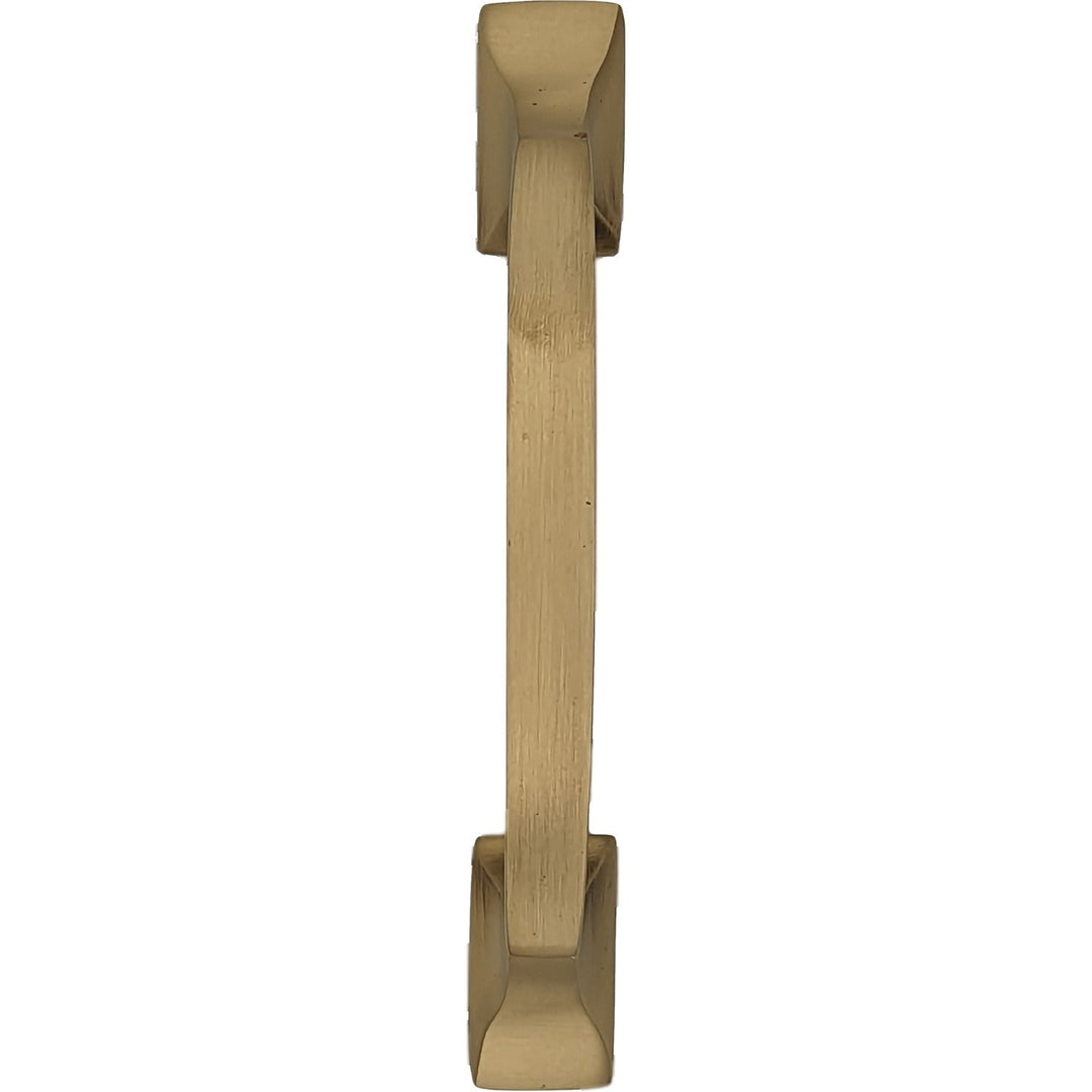 5 1/4 Inch Overall (3 3/4 Inch c-c) Traditional Solid Brass Pull COPPER MOUNTAIN HARDWARE