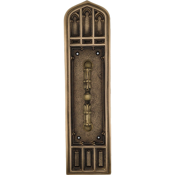 12 1/4 Inch Gothic Pull Plate COPPER MOUNTAIN HARDWARE