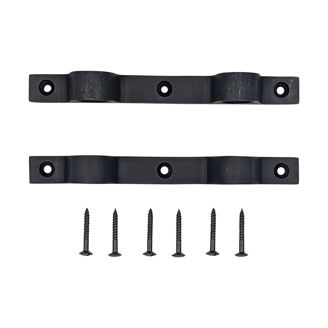 36 Inch Solid Brass Double Push Bar (Black Bronze Finish) COPPER MOUNTAIN HARDWARE