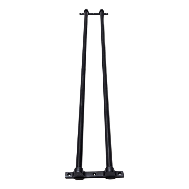 36 Inch Solid Brass Double Push Bar (Black Bronze Finish) COPPER MOUNTAIN HARDWARE