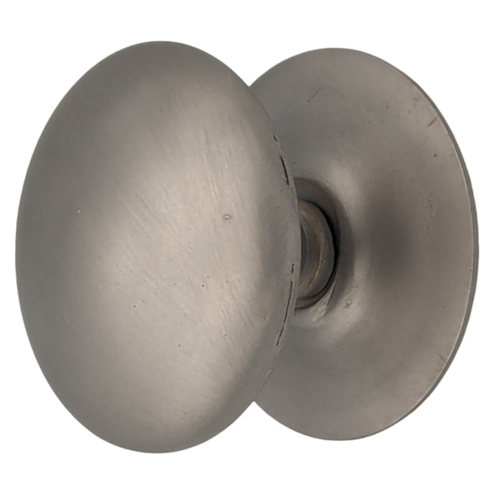 1 1/3 Inch Round Cabinet Knob with Backplate (Several Finishes Available) COPPER MOUNTAIN HARDWARE