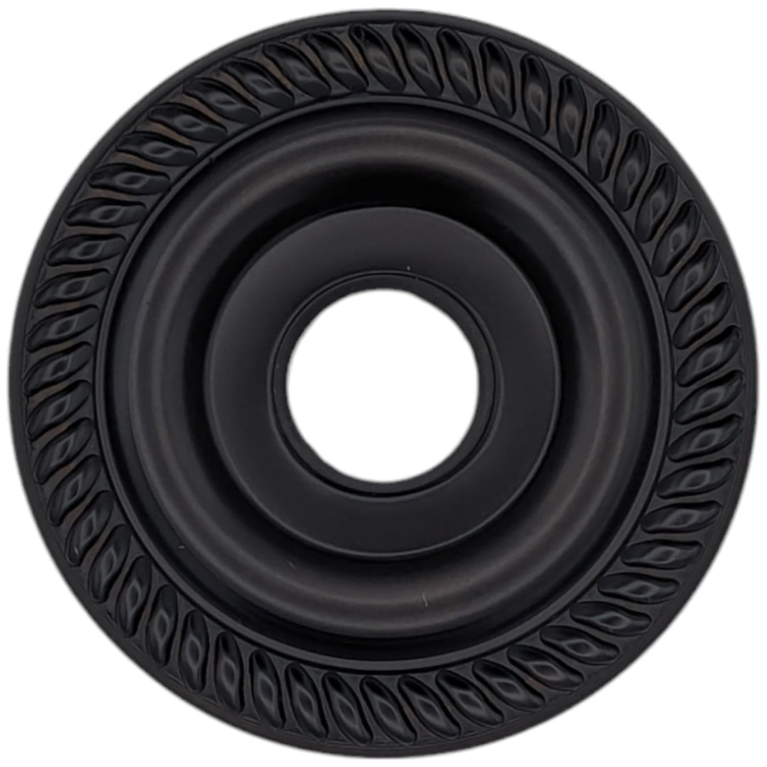 Georgian Rope Style Solid Brass Rosette Plates (Several Finishes Available) COPPER MOUNTAIN HARDWARE