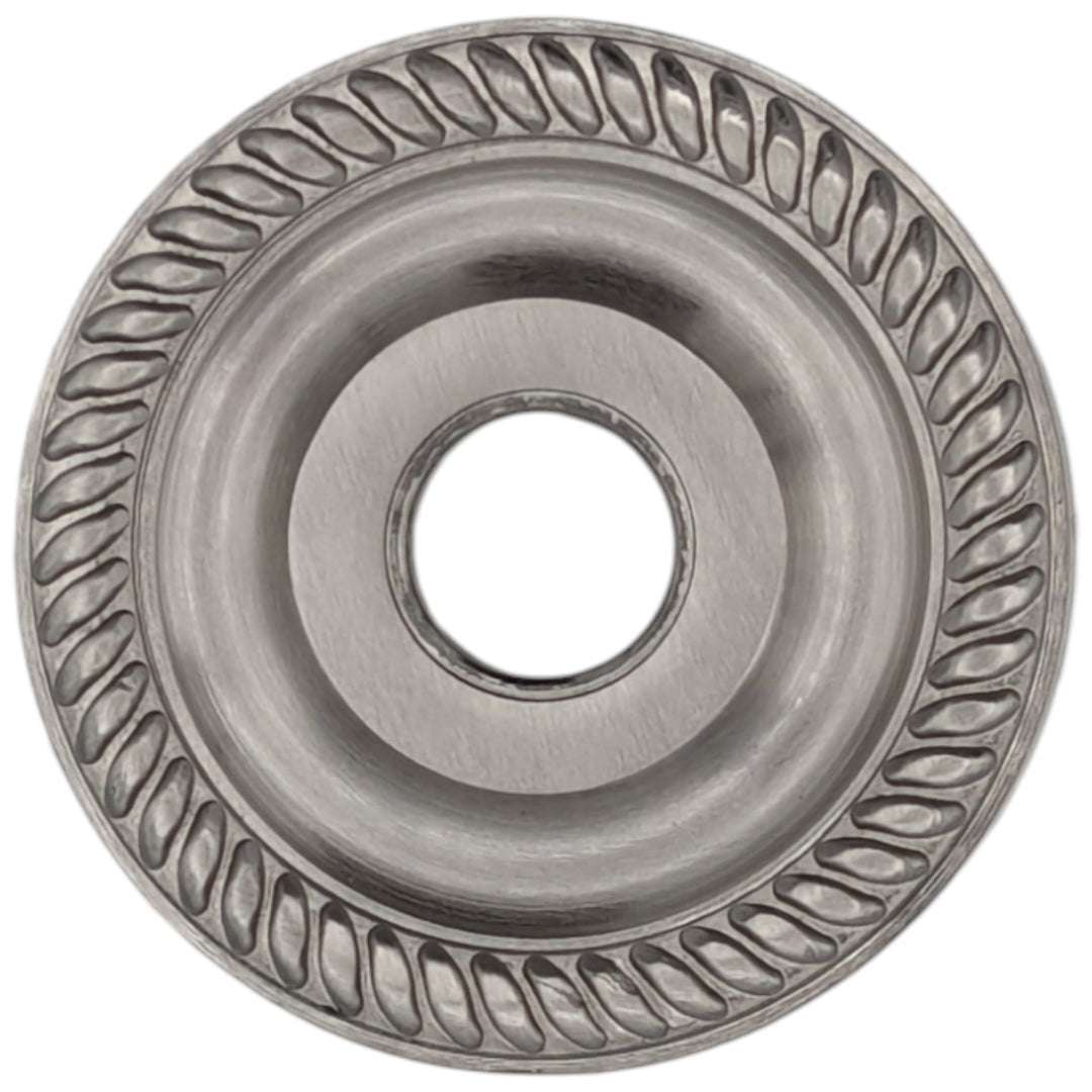 Georgian Rope Style Solid Brass Rosette Plates (Several Finishes Available) COPPER MOUNTAIN HARDWARE