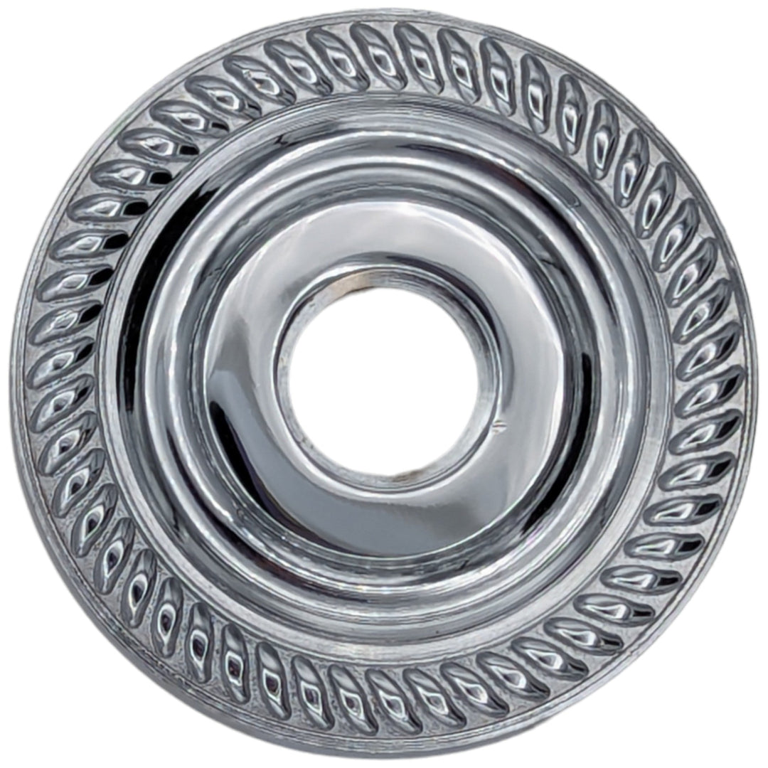 Georgian Rope Style Solid Brass Rosette Plates (Several Finishes Available) COPPER MOUNTAIN HARDWARE