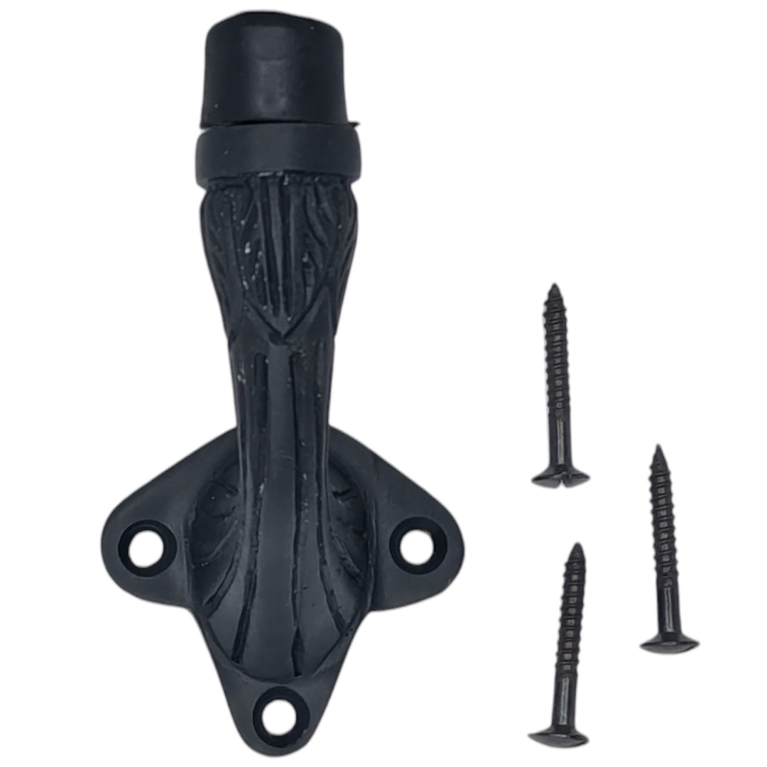 COPPER MOUNTAIN HARDWARE 3 Inch Solid Brass Floor Mounted Bumper Door Stop in Several Finishes