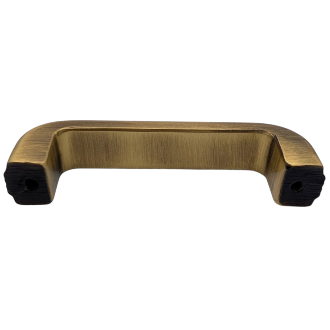 ##Antique Hardware## 3 1/2 inch Overall (3 inch C-C) Moderne Deco Cabinet Pull (Several Finishes Available)