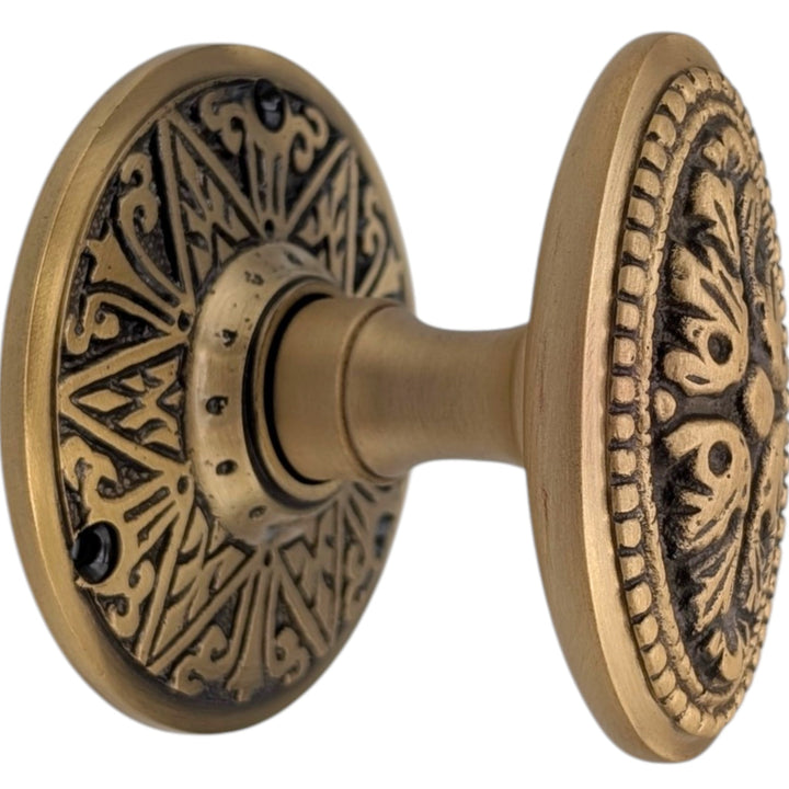Eastlake Rosette Door Set with Avalon Oval Door Knobs (Several Finishes Available)