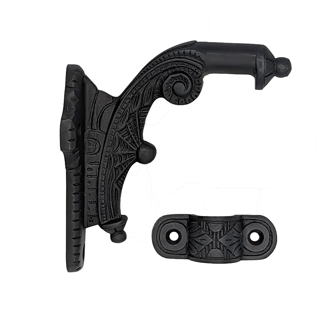 5 Inch Solid Brass Victorian Stair Rail Bracket COPPER MOUNTAIN HARDWARE