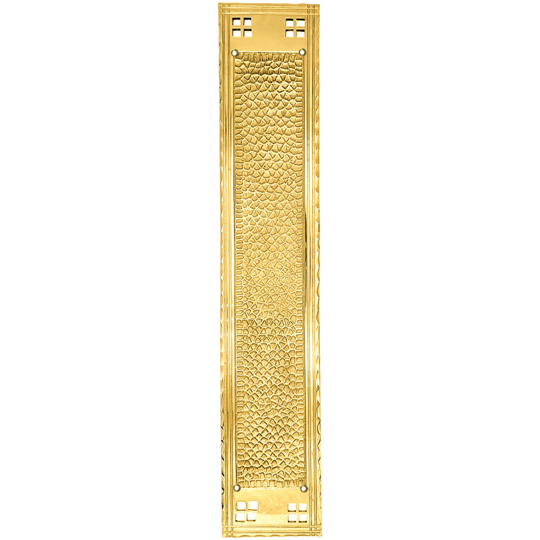 18 Inch Arts & Crafts Style Push Plate