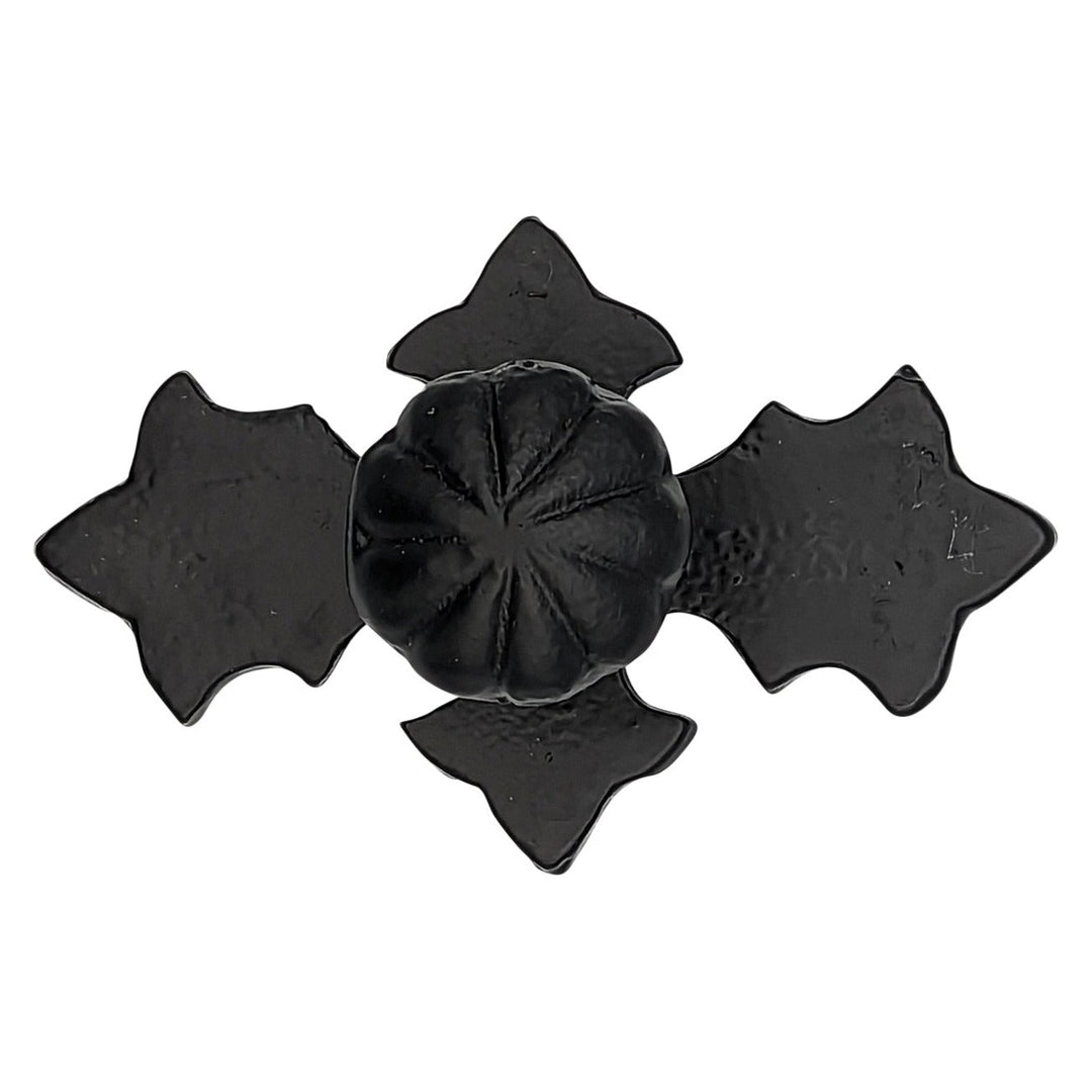 4 1/8 Inch Wide Solid Iron Cross Pattern Cabinet & Furniture Knob COPPER MOUNTAIN HARDWARE