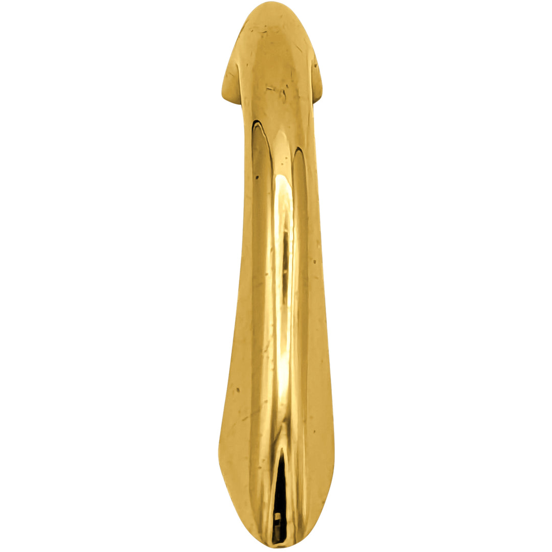 4 Inch Overall (3 Inch c-c) Solid Brass Traditional Cabinet & Furniture Pull