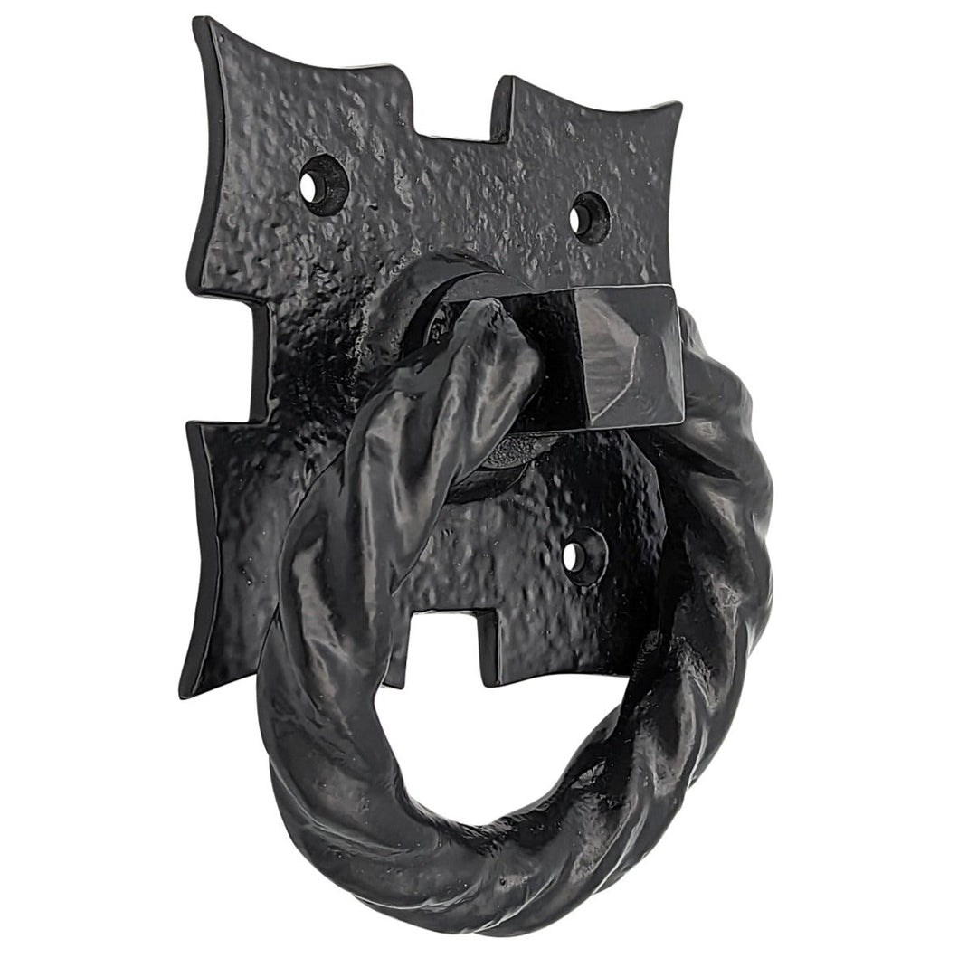 4 1/8 Inch Solid Iron Medieval Style Door or Drawer Pull COPPER MOUNTAIN HARDWARE