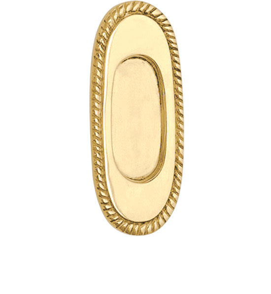 5 Inch Solid Brass Georgian Roped Pull