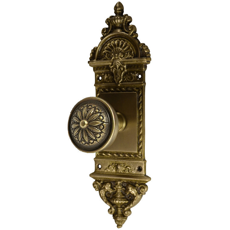 COPPER MOUNTAIN HARDWARE European Door Set With Sunflower Style Knob in Several Finishes