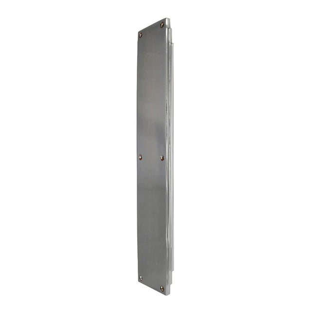 14 Inch Solid Brass Art Deco Skyscraper Push Plate
