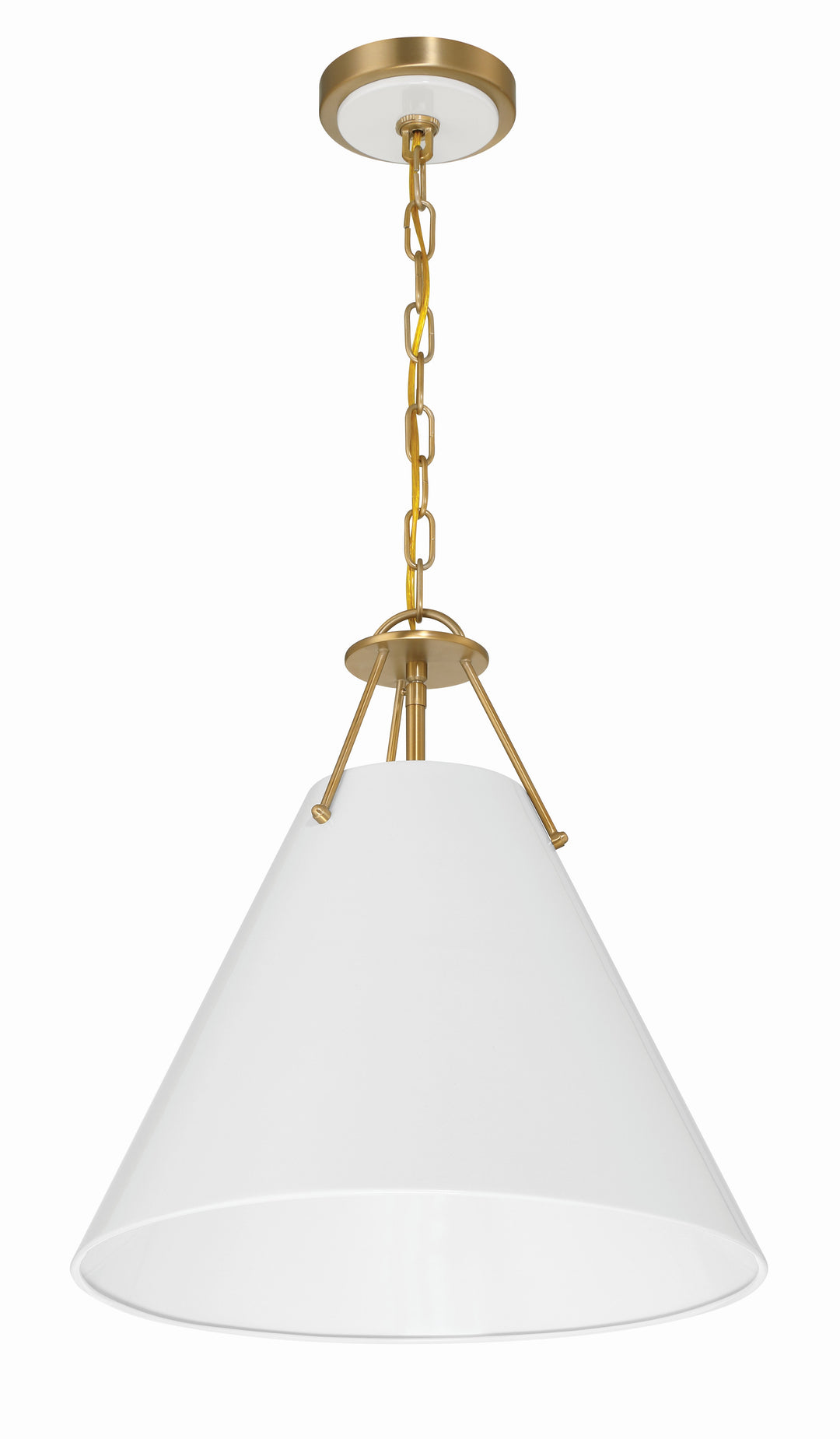 Crystorama Crystorama Xavier 3 Light Vibrant Gold Pendant
