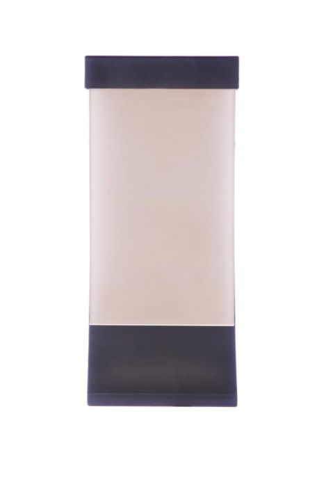 ##Antique Hardware## Vault 1 Light 15" LED Outdoor Wall Lantern in Midnight