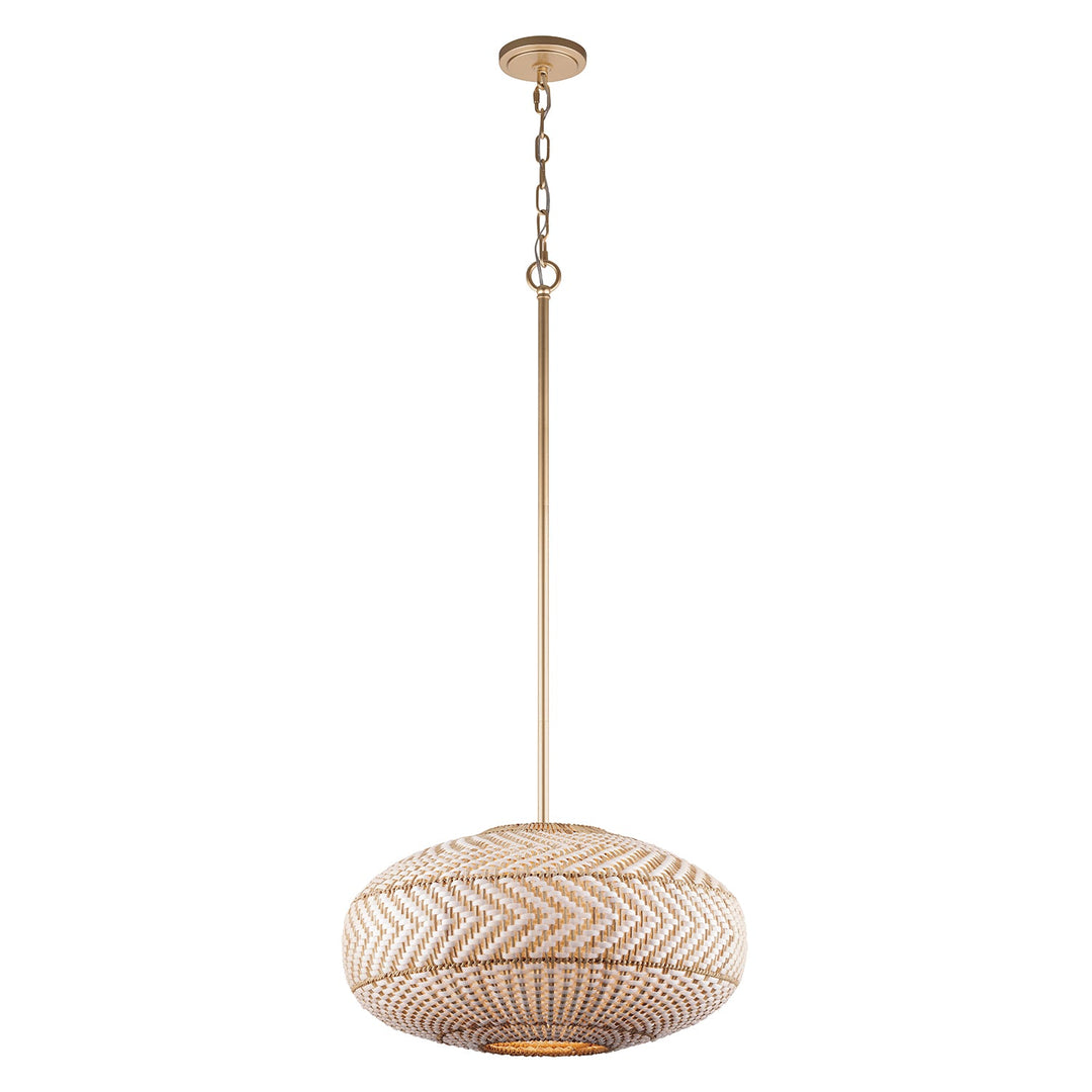 Crystorama Crystorama Zanzibar 4 Light Soft Gold Pendant