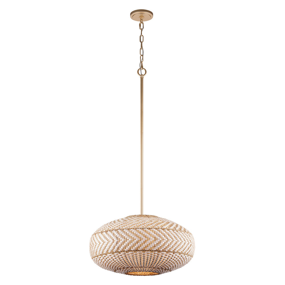 Crystorama Crystorama Zanzibar 4 Light Soft Gold Pendant