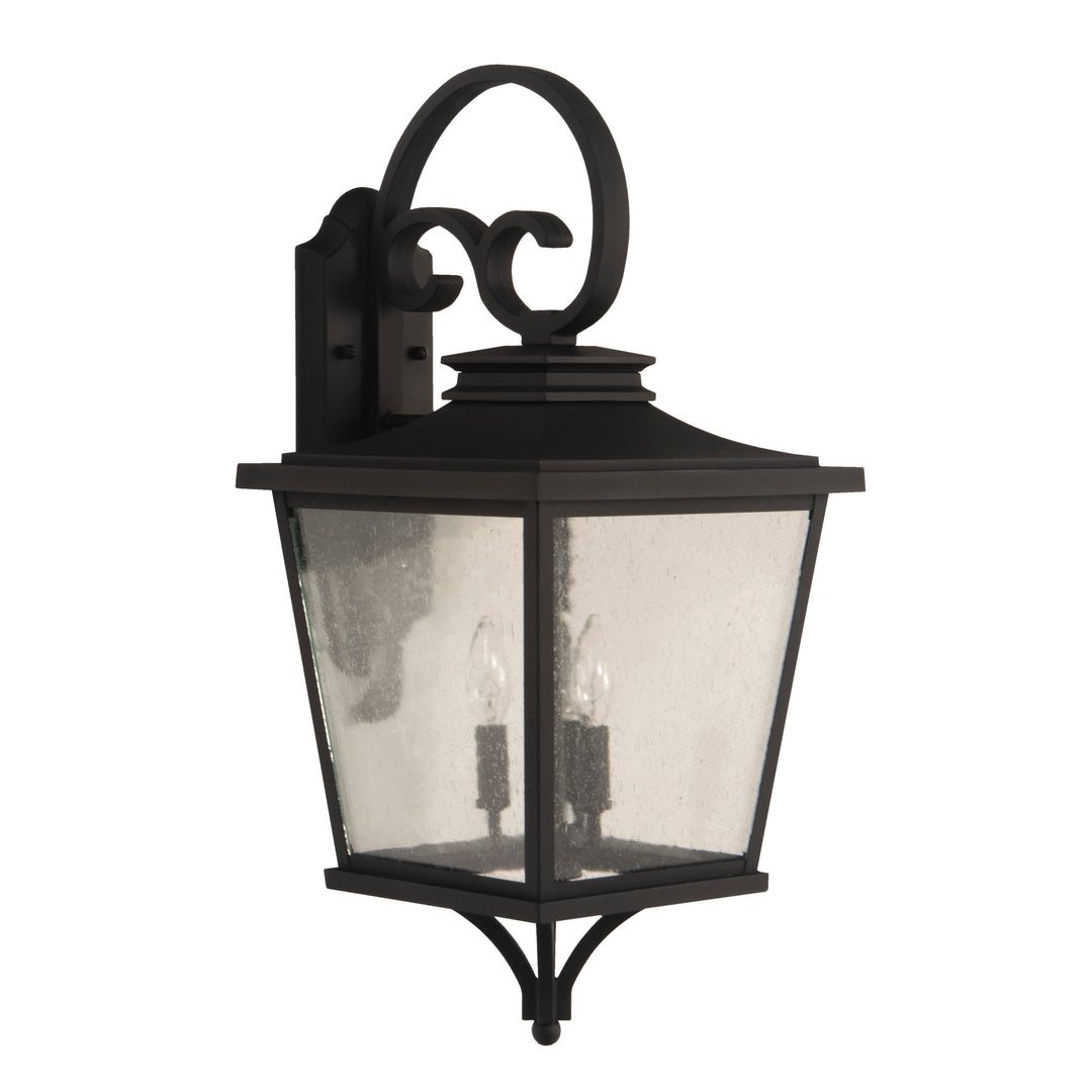 Tillman 3 Light Large Outdoor Wall Lantern in Textured Black CRAFTMADE