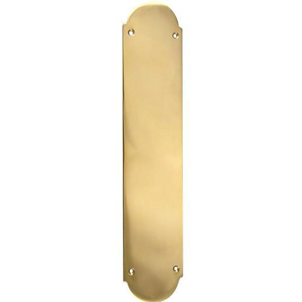 12 Inch Traditional Style Door Push Plate COPPER MOUNTAIN HARDWARE