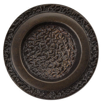 2 Inch Solid Brass Cascade Circle Knob (Black Bronze Finish) COPPER MOUNTAIN HARDWARE