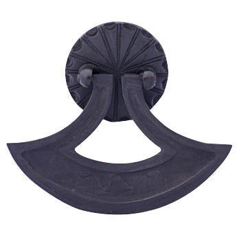 4 Inch Solid Brass Curved Drop Pull (Black Bronze) COPPER MOUNTAIN HARDWARE