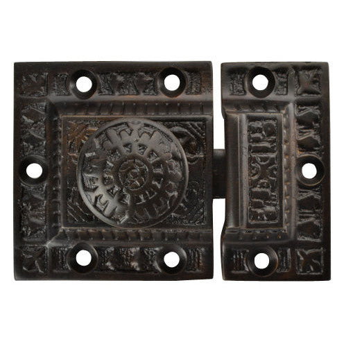 3 Inch Long Windsor Pattern Lost Wax Cast Cabinet Latch (Black Bronze Finish) COPPER MOUNTAIN HARDWARE