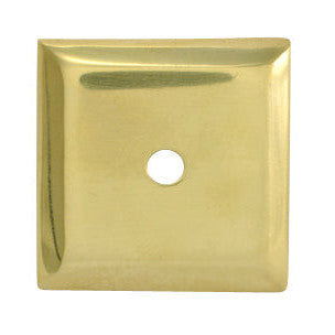 1 2/5 Inch Solid Brass Traditional Back Plate (Polished Brass Finish) COPPER MOUNTAIN HARDWARE