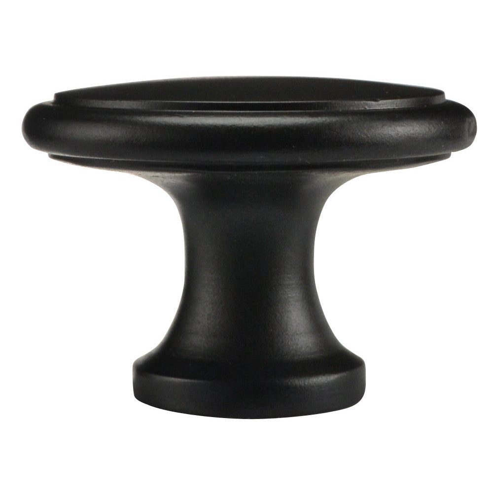 1 1/2 Inch Brass Flat Top Cabinet Knob (Black Bronze Finish) COPPER MOUNTAIN HARDWARE