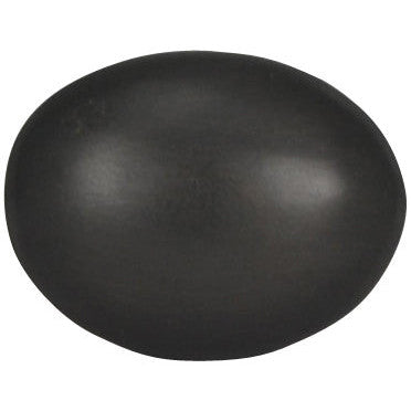1 1/4 Inch Solid Brass Traditional Egg Shaped Knob (Black Bronze Finish) COPPER MOUNTAIN HARDWARE