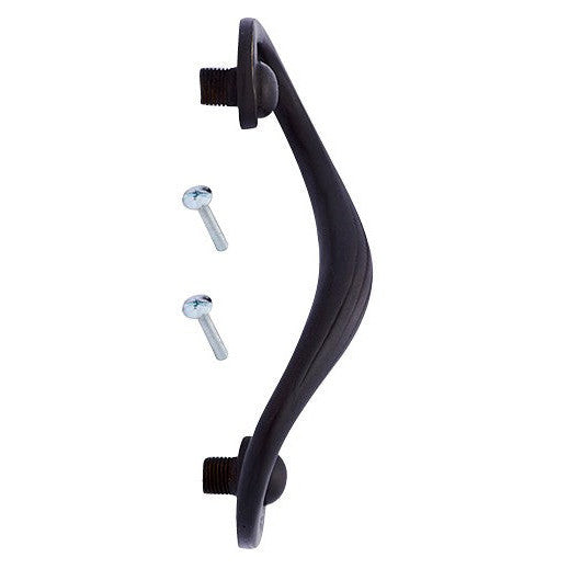 7 1/2 Inch Solid Brass Swirl Pull (Black Bronze Finish) COPPER MOUNTAIN HARDWARE
