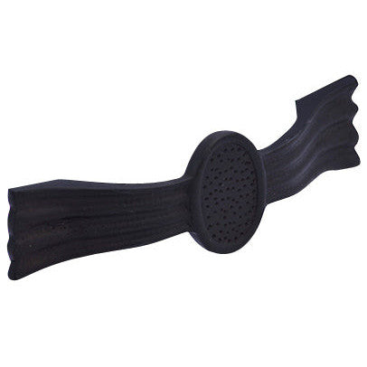 4 3/8 Inch Overall (3 1/4 Inch c-c) Solid Brass Hammered Drawer Pull (Black Bronze Finish) COPPER MOUNTAIN HARDWARE