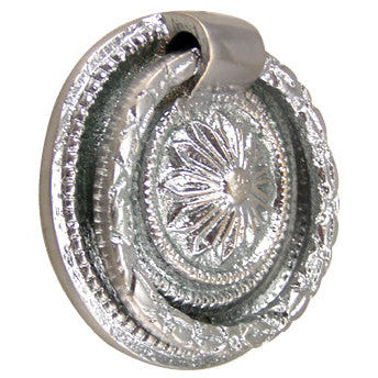 1 3/4 Inch Victorian Style Ring Pull (Satin Nickel Finish) COPPER MOUNTAIN HARDWARE
