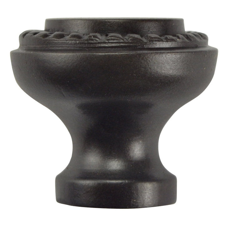 1 Inch Solid Brass Round Knob (Black Bronze Finish) COPPER MOUNTAIN HARDWARE